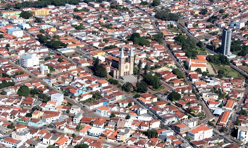 guaxupé vista aérea
